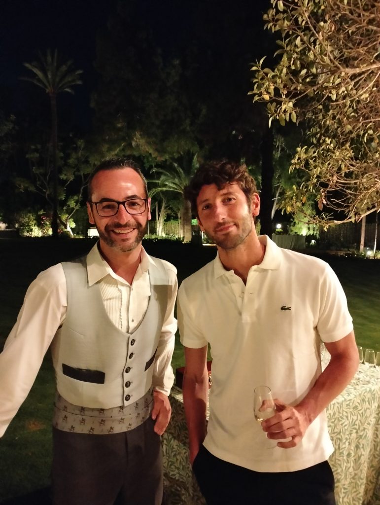 José Manuel Ruz, venenciador de Montilla-Moriles, en un evento social